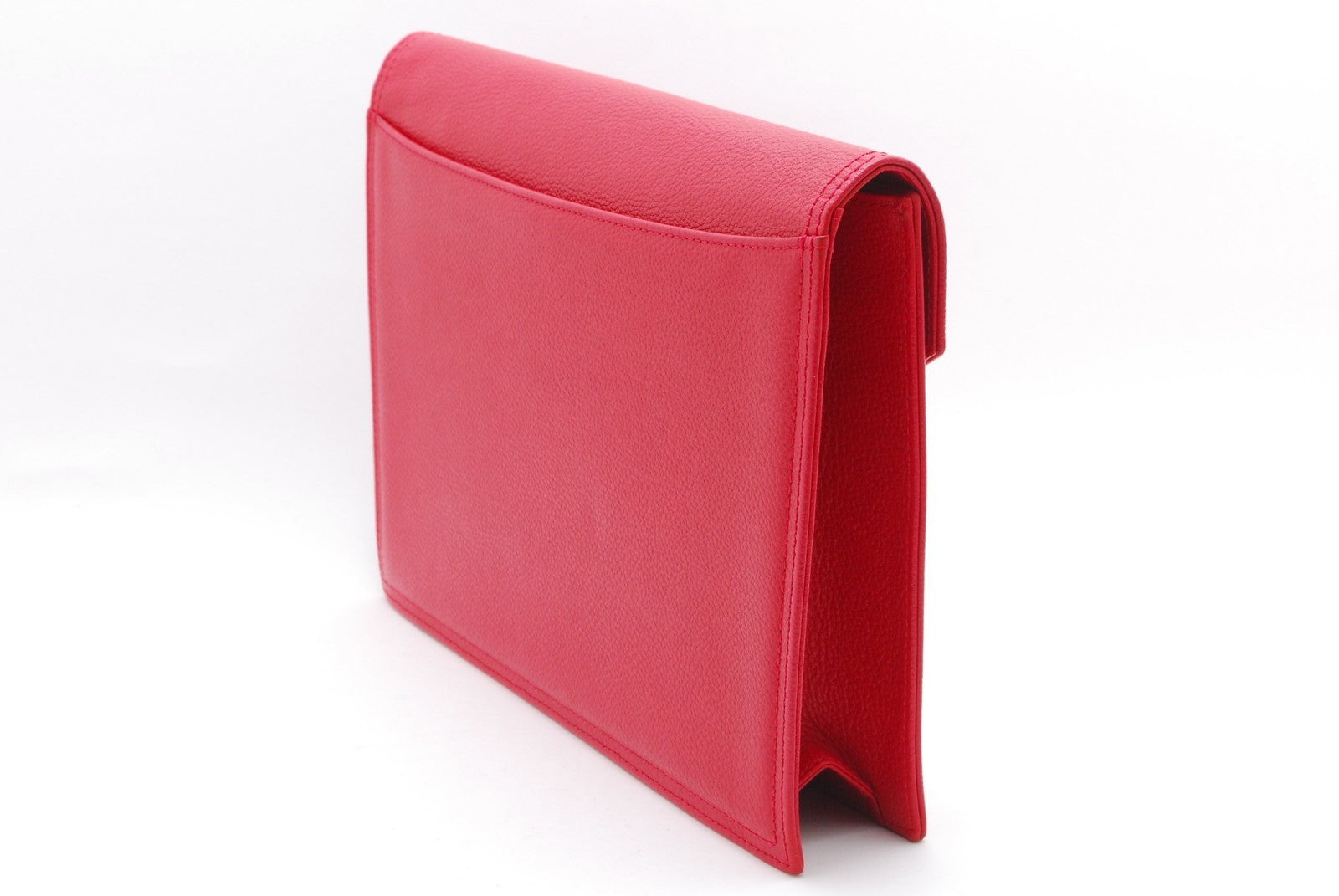 Saint Laurent Yves Clutch Bag - Red, Leather 