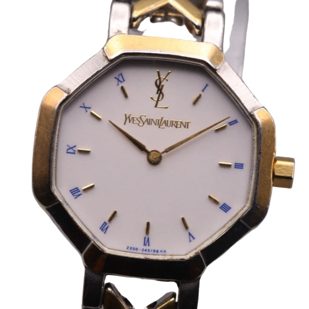 Yves Saint Laurent 2200-226313Y Watch - White, Stainless Steel