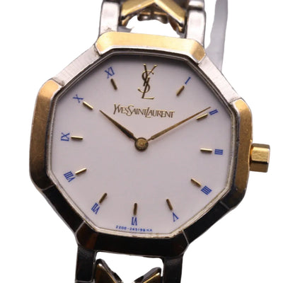 Yves Saint Laurent 2200-226313Y Watch - White, Stainless Steel