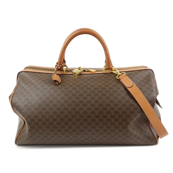 Celine Macadam 2WAY Bag - Brown, PVC Leather