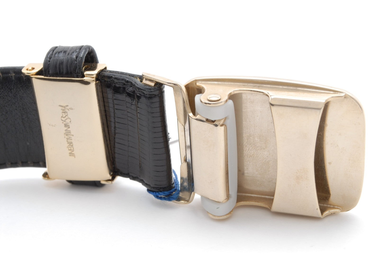 Saint Laurent Vintage YSL Belt - Black, Leather