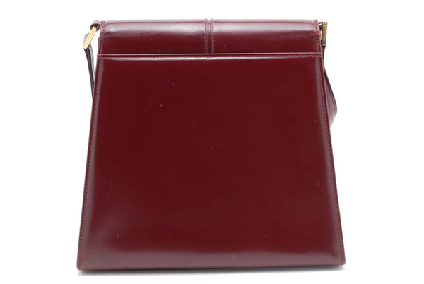 Yves Saint Laurent YSL Shoulder Bag - Burgundy, Leather