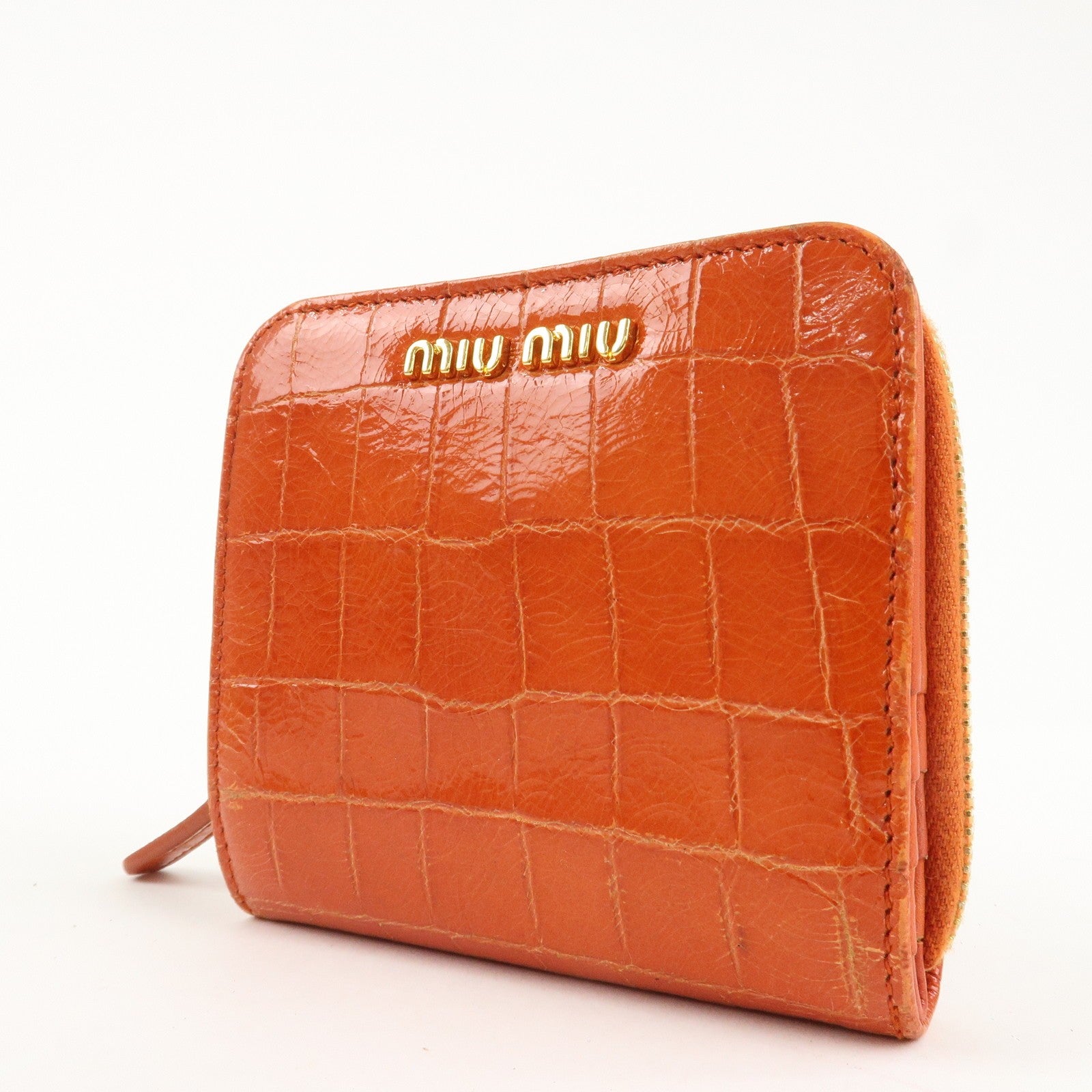 Miu Miu Wallet - Orange, Leather