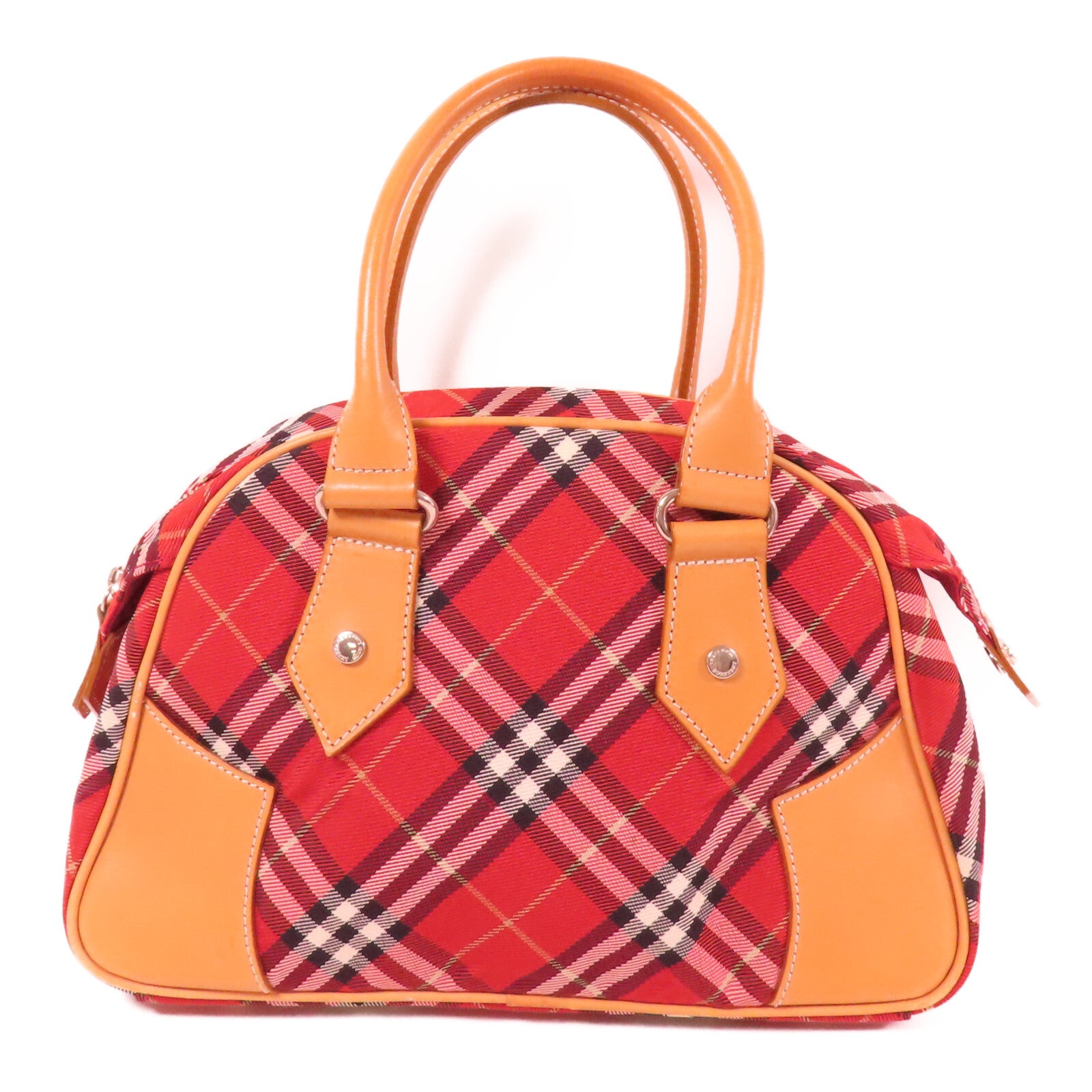 Burberry Blue Label SHW Handbag - Red, Canvas