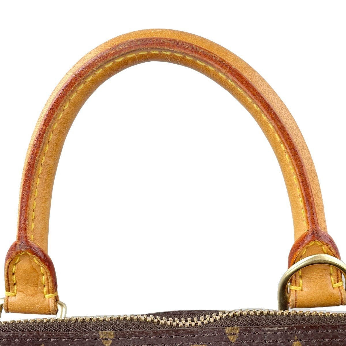 Louis Vuitton Alma Handbag - Brown, Coated Canvas- מגיע עם רצועה, מנעול ומפתח