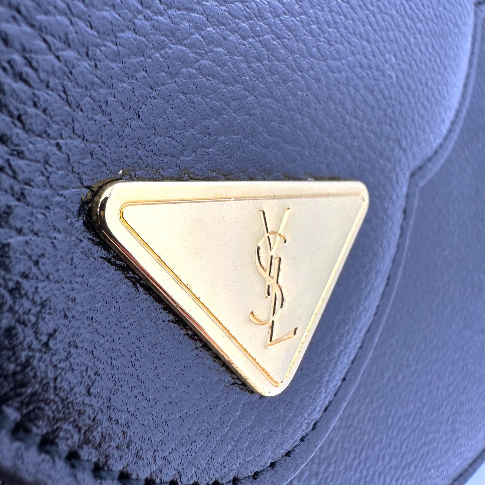 Saint Laurent Yves Clutch Bag - Black, Leather