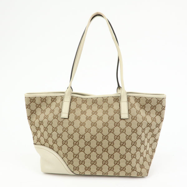 Gucci Interlocking G Tote Bag - Beige, Canvas and Leather