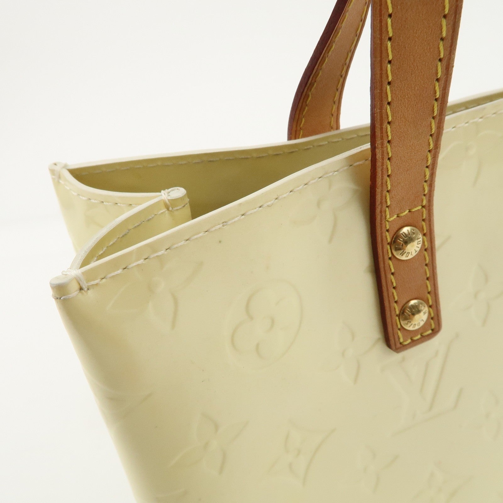 Louis Vuitton Monogram Perle Vernis Lead PM Hand Bag