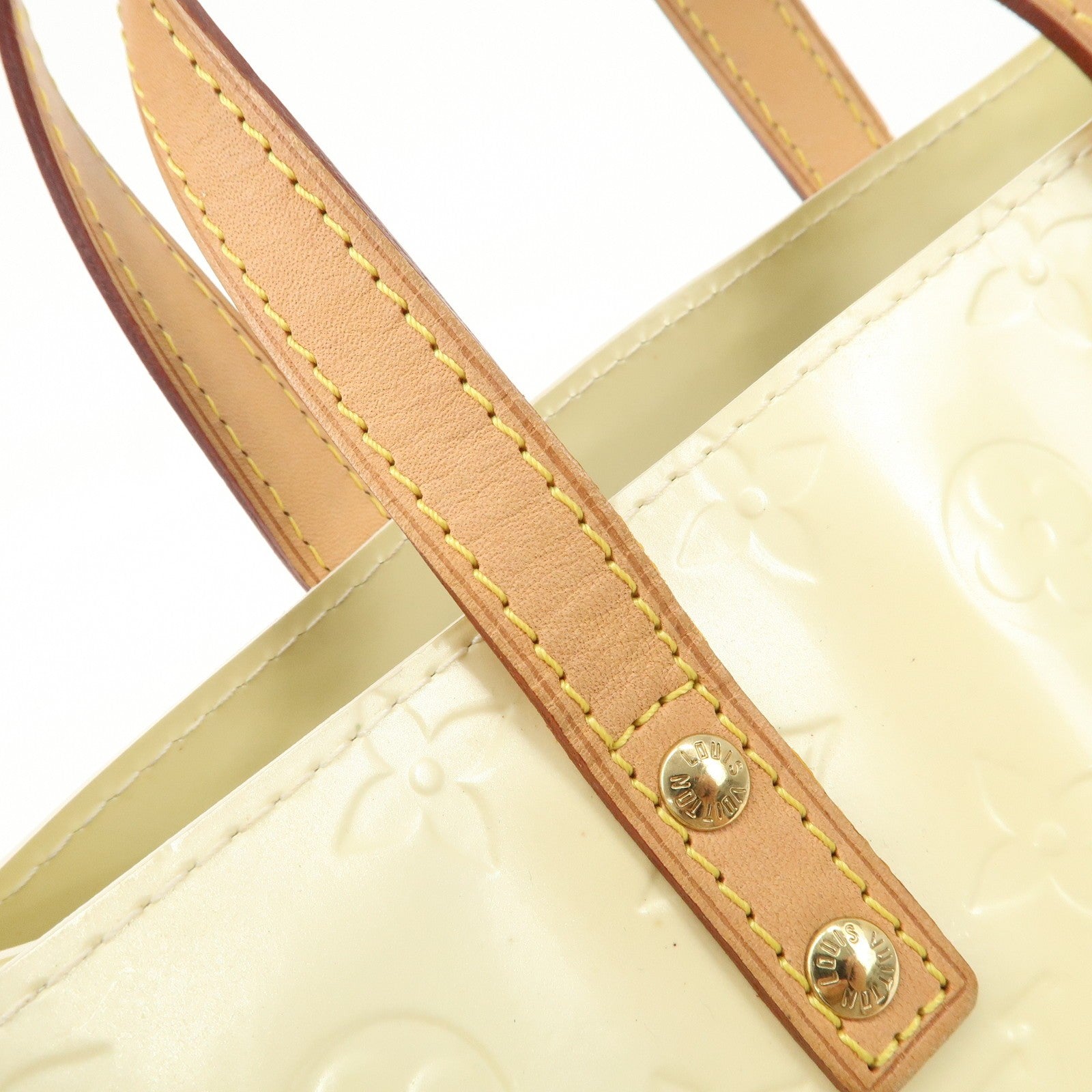 Louis Vuitton Monogram Perle Vernis Lead PM Hand Bag