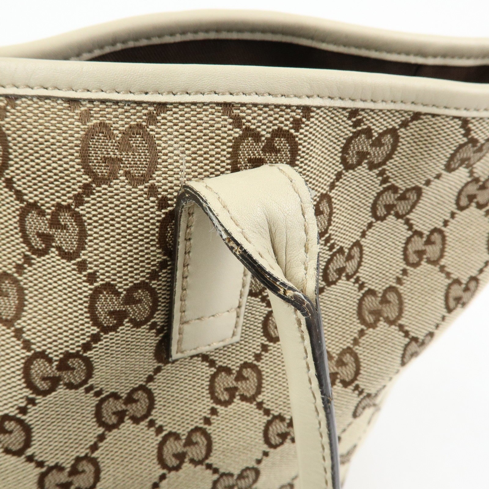 Gucci Interlocking G Tote Bag - Beige, Canvas and Leather