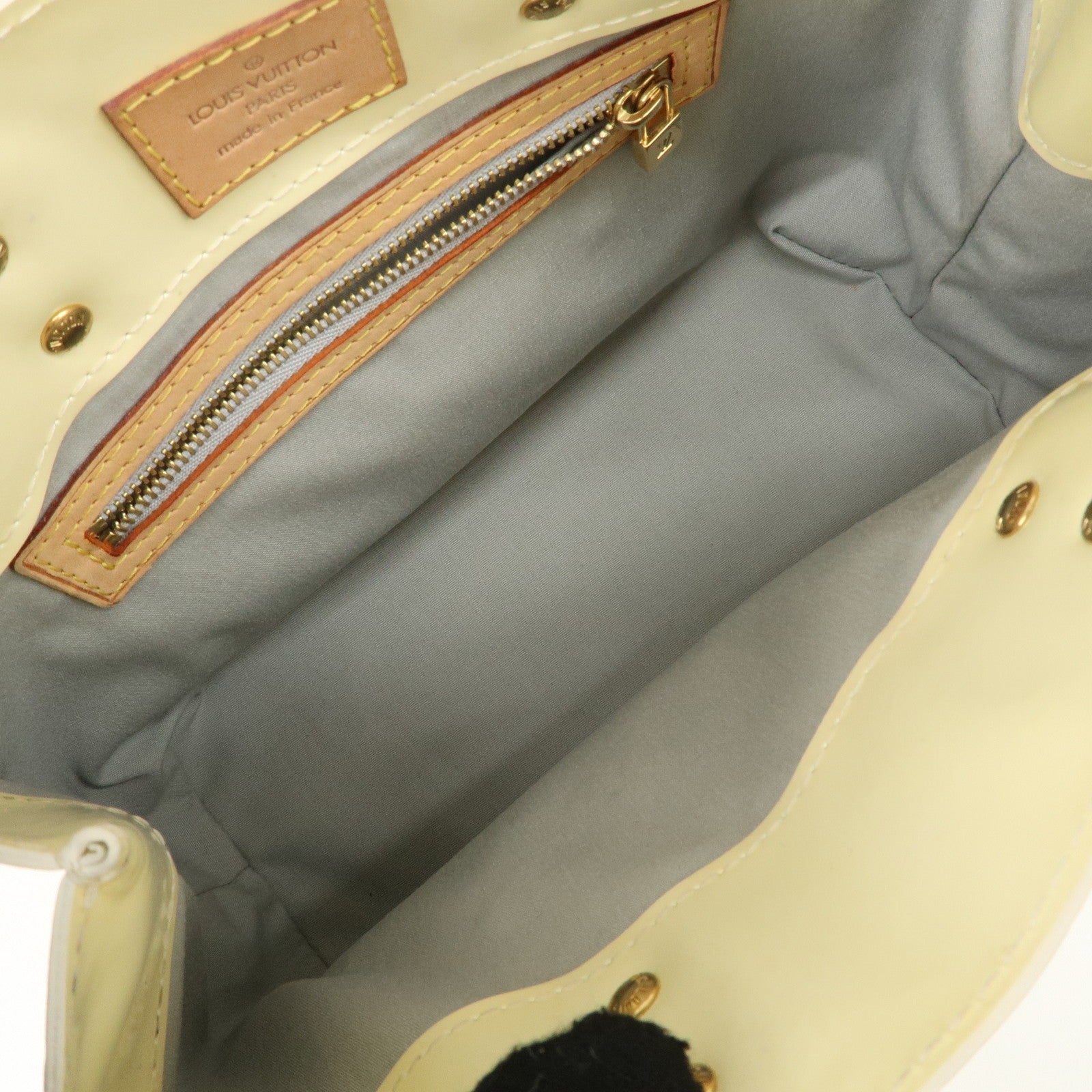 Louis Vuitton Monogram Perle Vernis Lead PM Hand Bag
