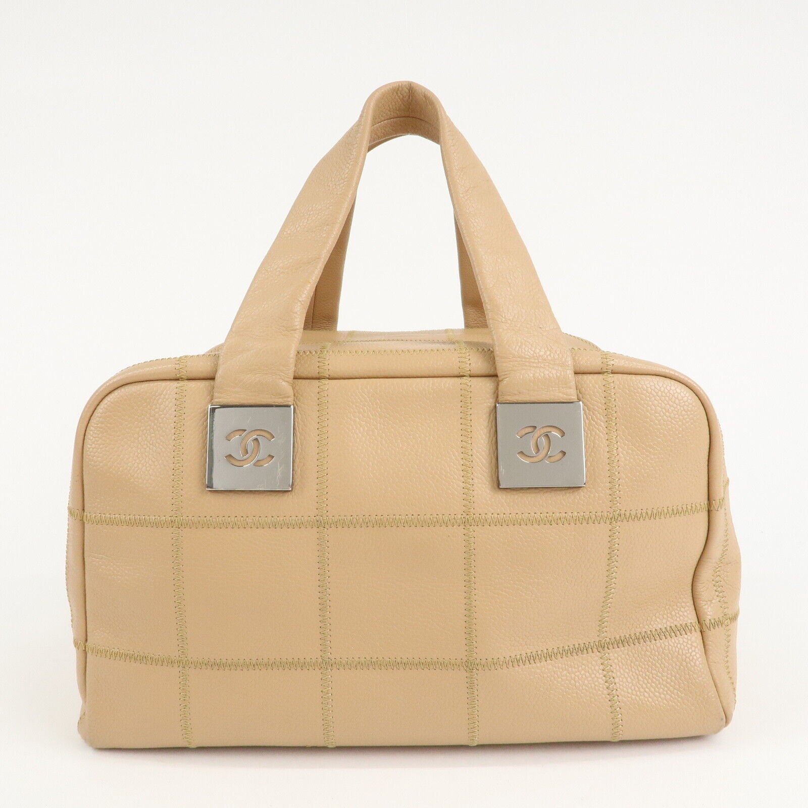 Chanel Chocolate Bar CaviarSkin Boston Bag