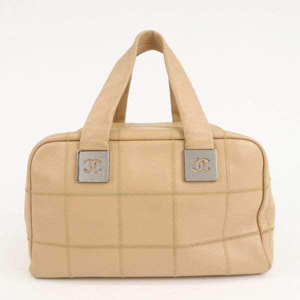 Chanel Chocolate Bar CaviarSkin Boston Bag