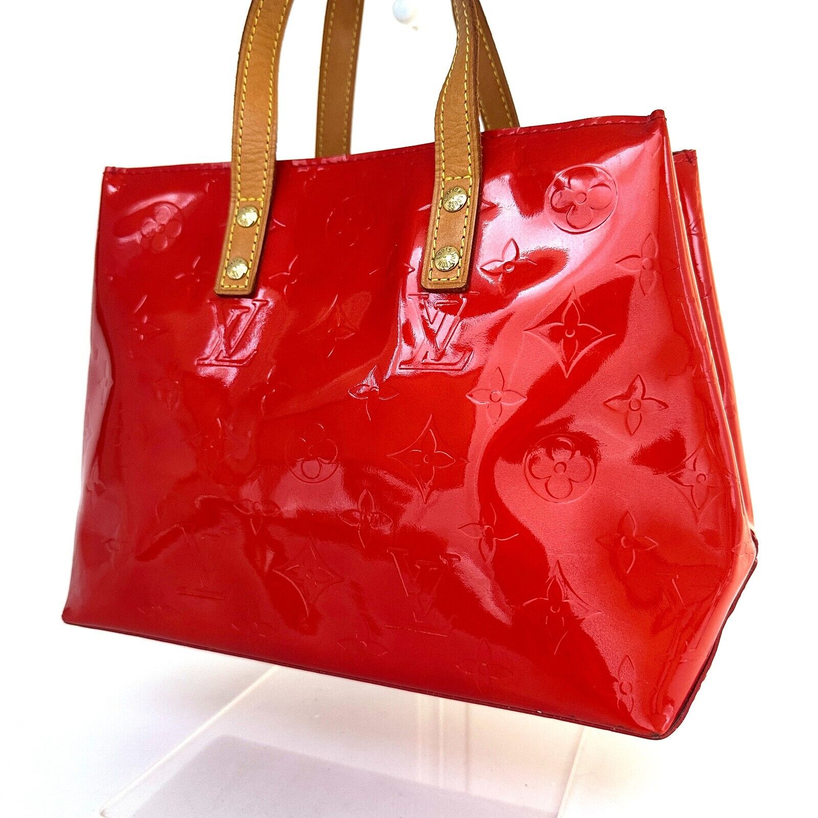 Louis Vuitton Monogram Hand Bag - Red Vernis
