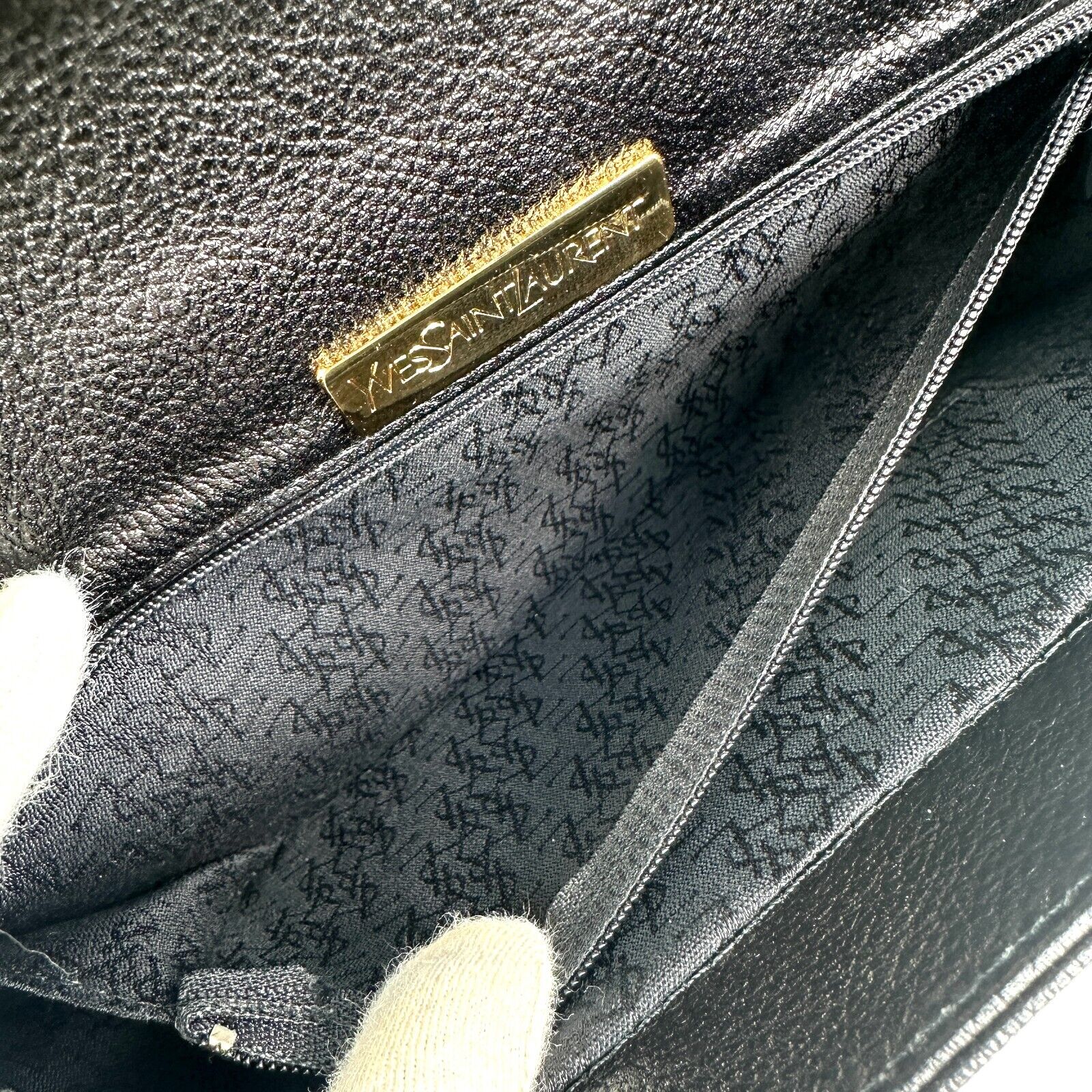 YSL Black Clutch Bag