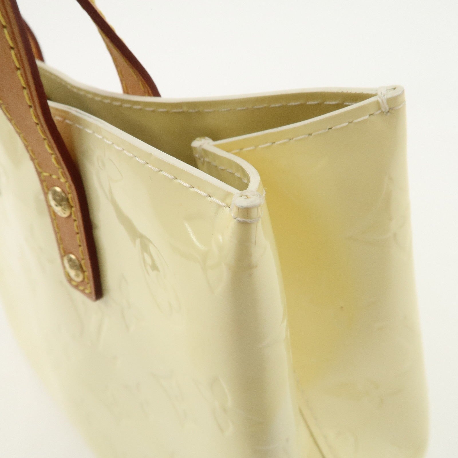 Louis Vuitton Monogram Perle Vernis Lead PM Hand Bag