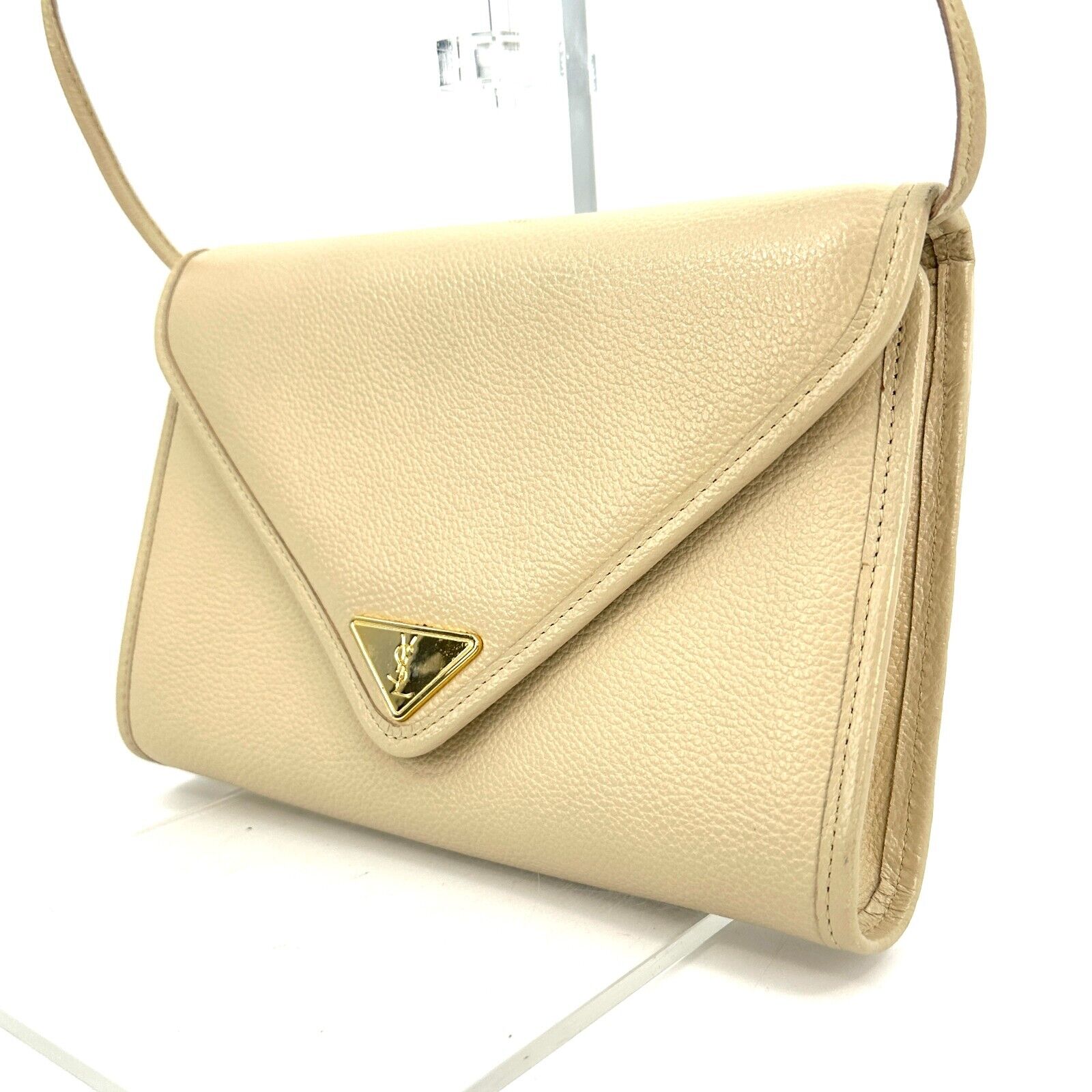Yves Saint Laurent YSL Shoulder Bag Leather Purse Vintage