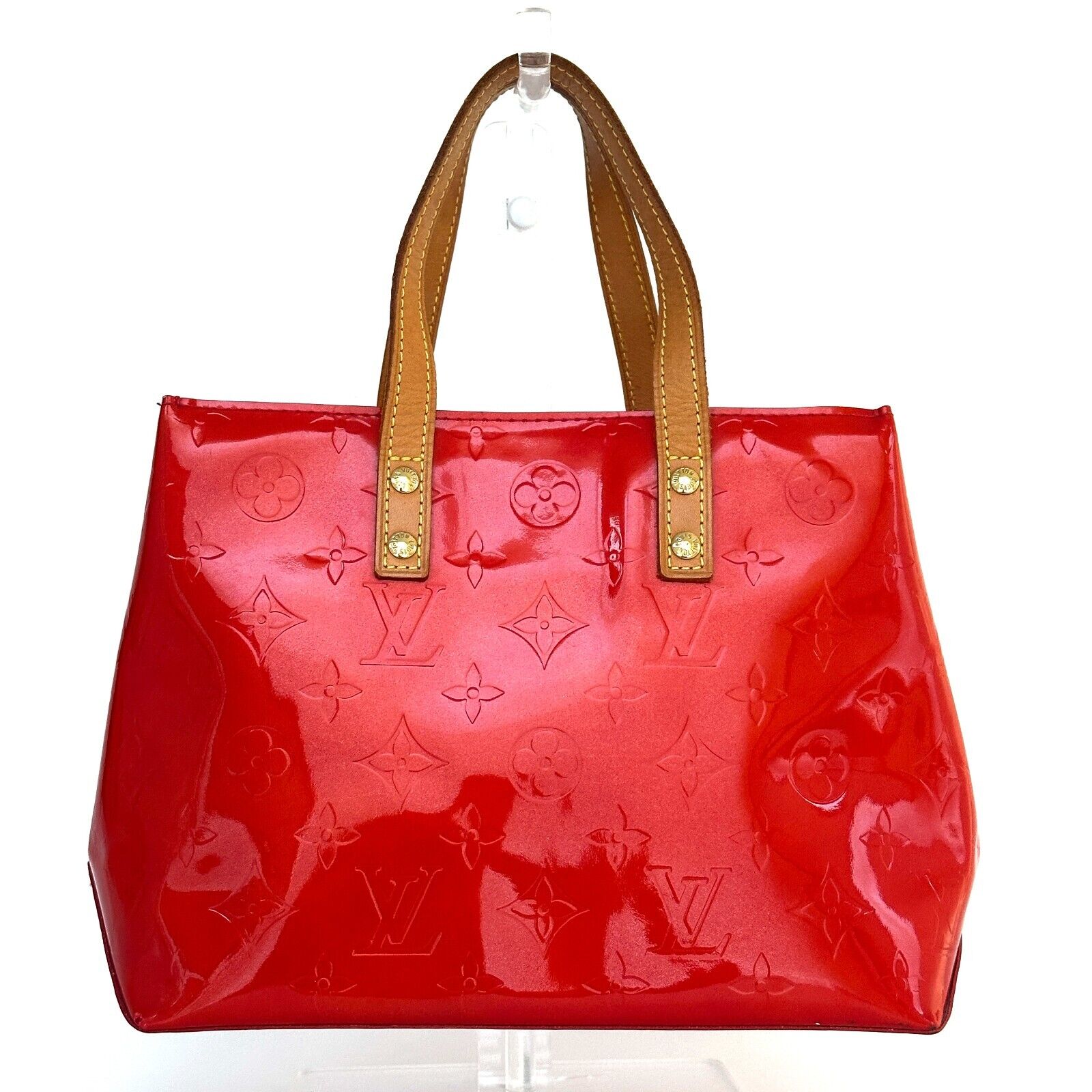 Louis Vuitton Monogram Hand Bag - Red Vernis