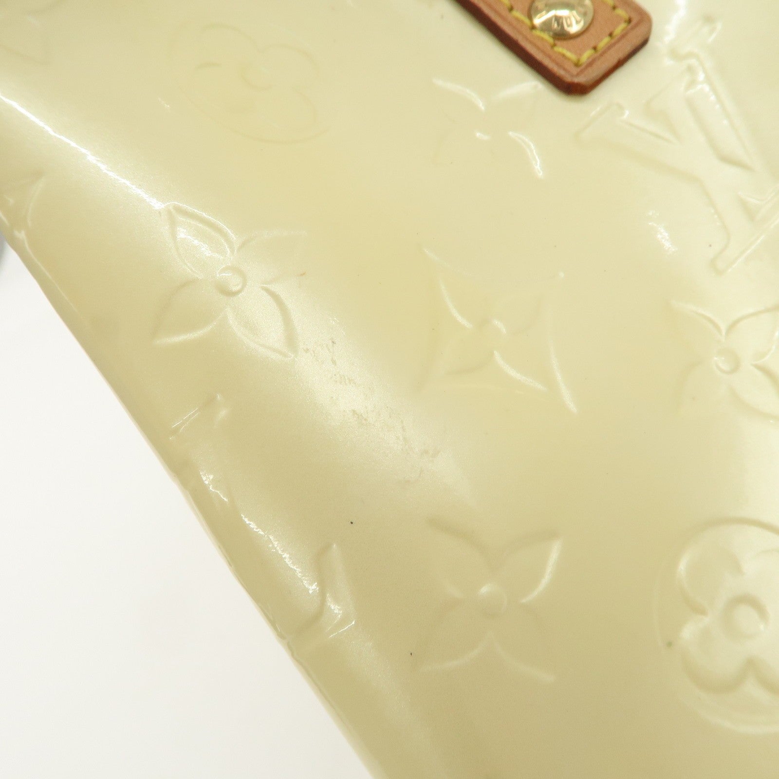 Louis Vuitton Monogram Perle Vernis Lead PM Hand Bag