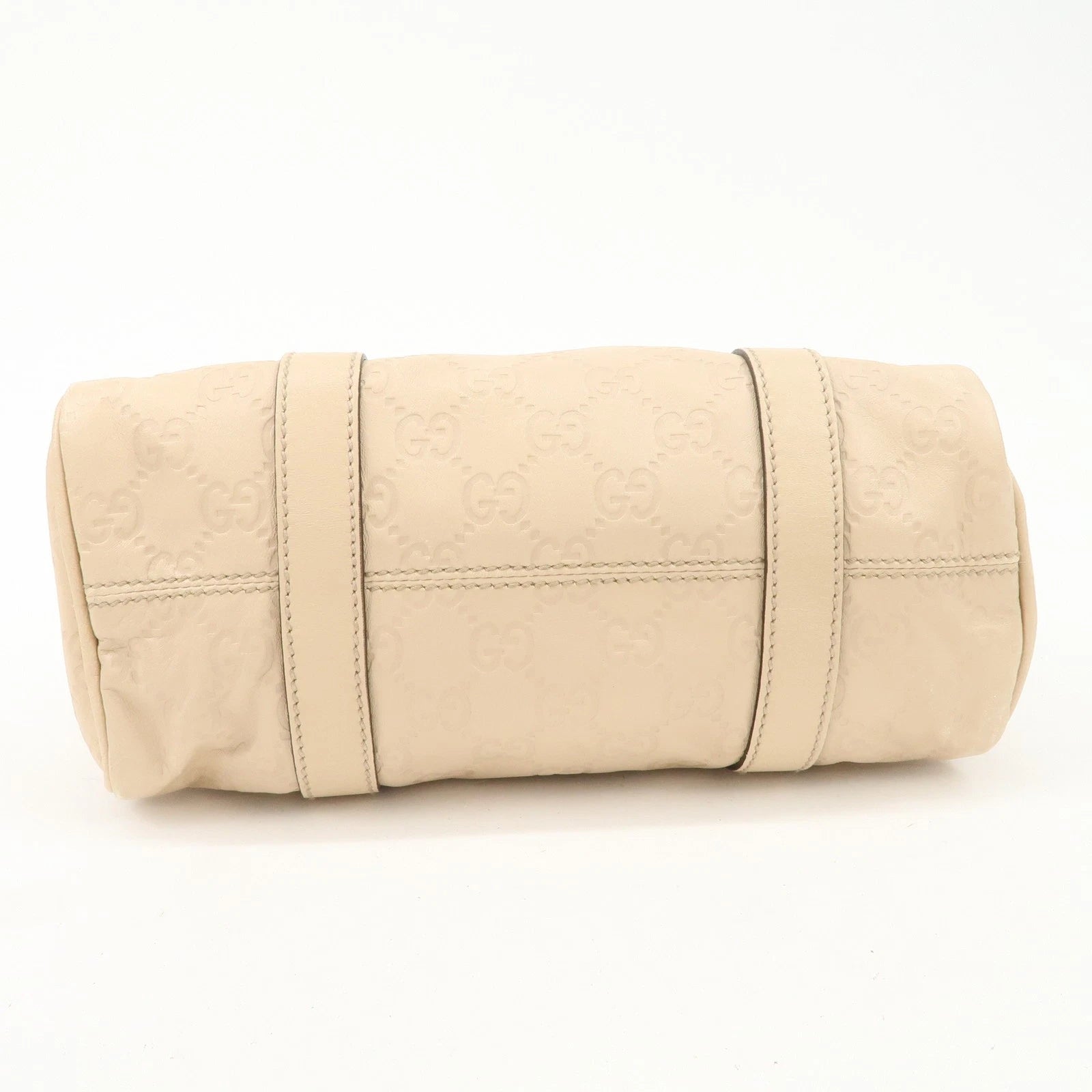 Gucci Mini Boston Bag - Pink Beige, Guccissima Leather