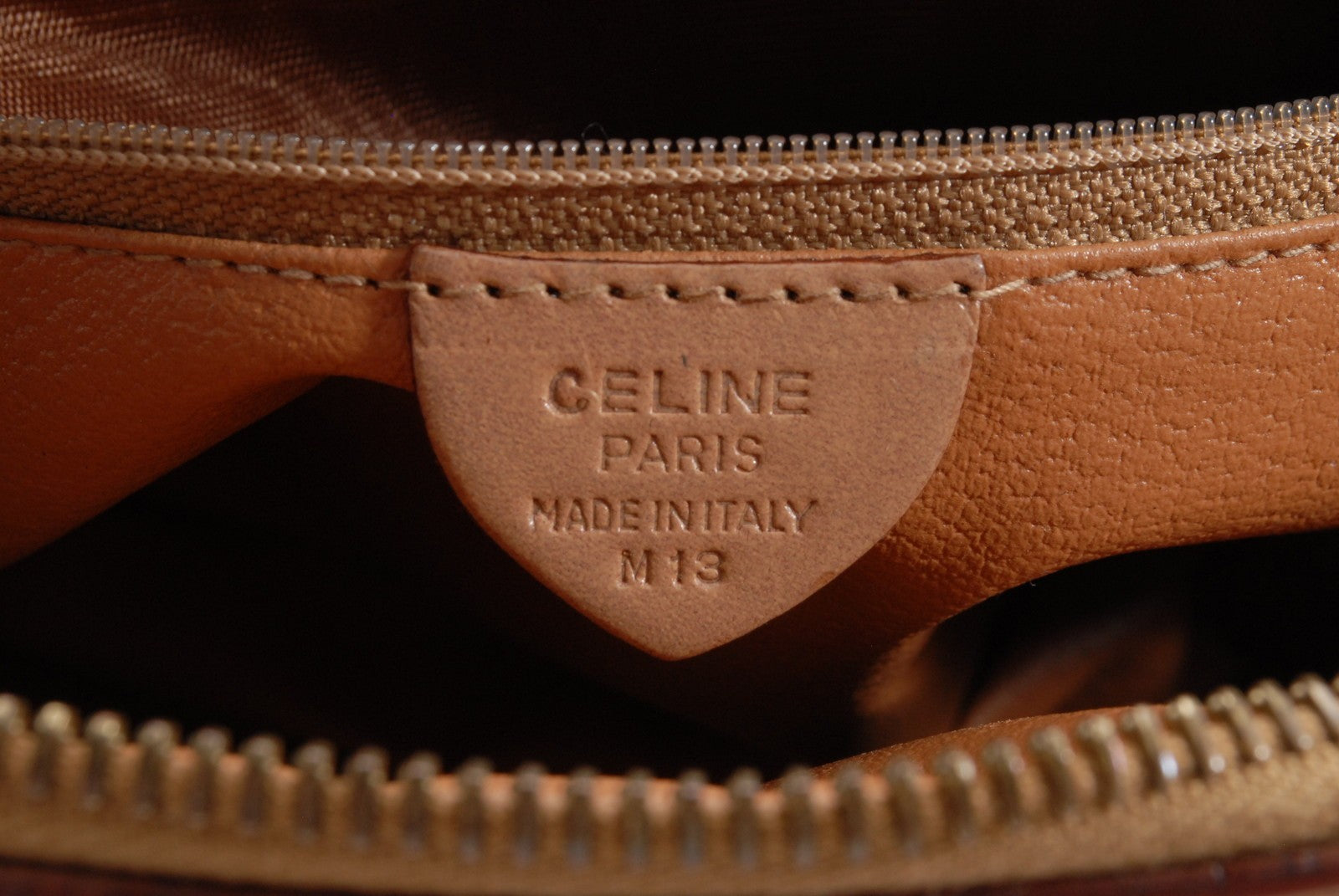 Celine Macadam Shoulder Bag - Brown, Leather PVC