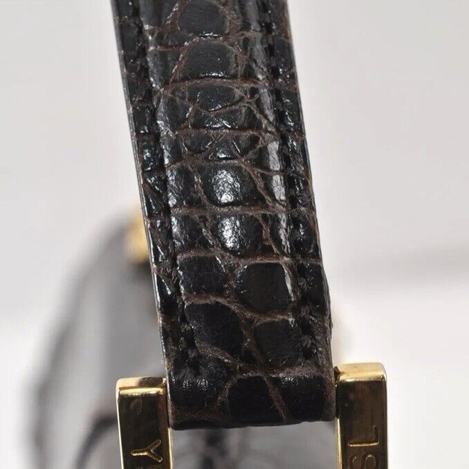 Yves Saint Laurent YSL Vintage Black Leather Toto Handbag