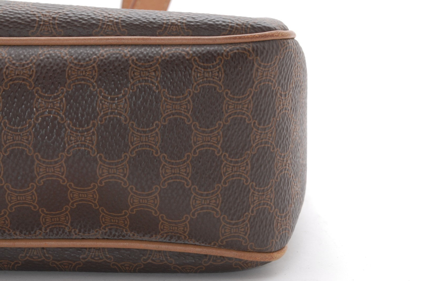 Celine Macadam Shoulder Bag - Brown, Leather PVC