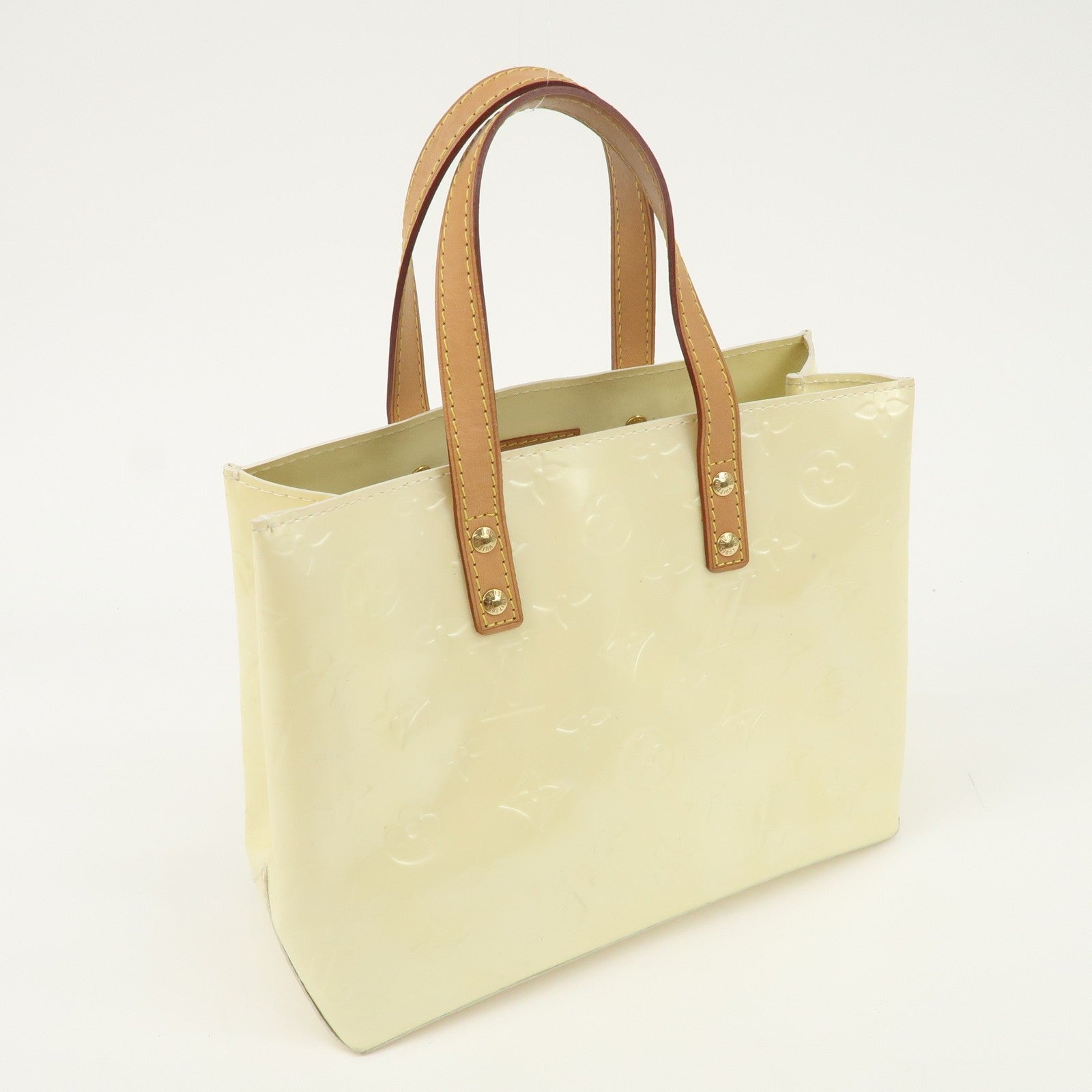 Louis Vuitton Monogram Perle Vernis Lead PM Hand Bag