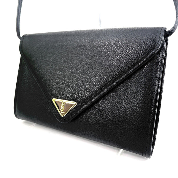 Yves Saint Laurent Shoulder Bag Leather Vintage