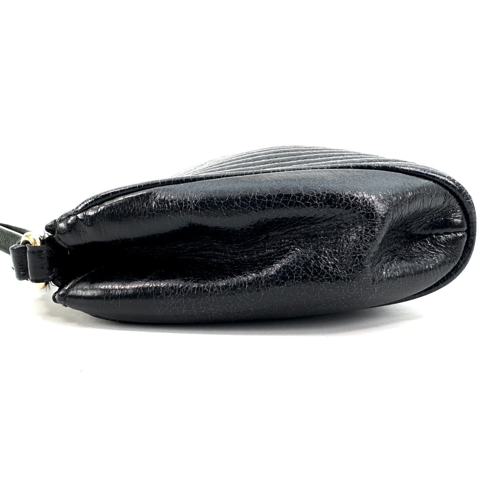 Miu Miu Quilted Clutch Bag Leather Pouch Matelasse