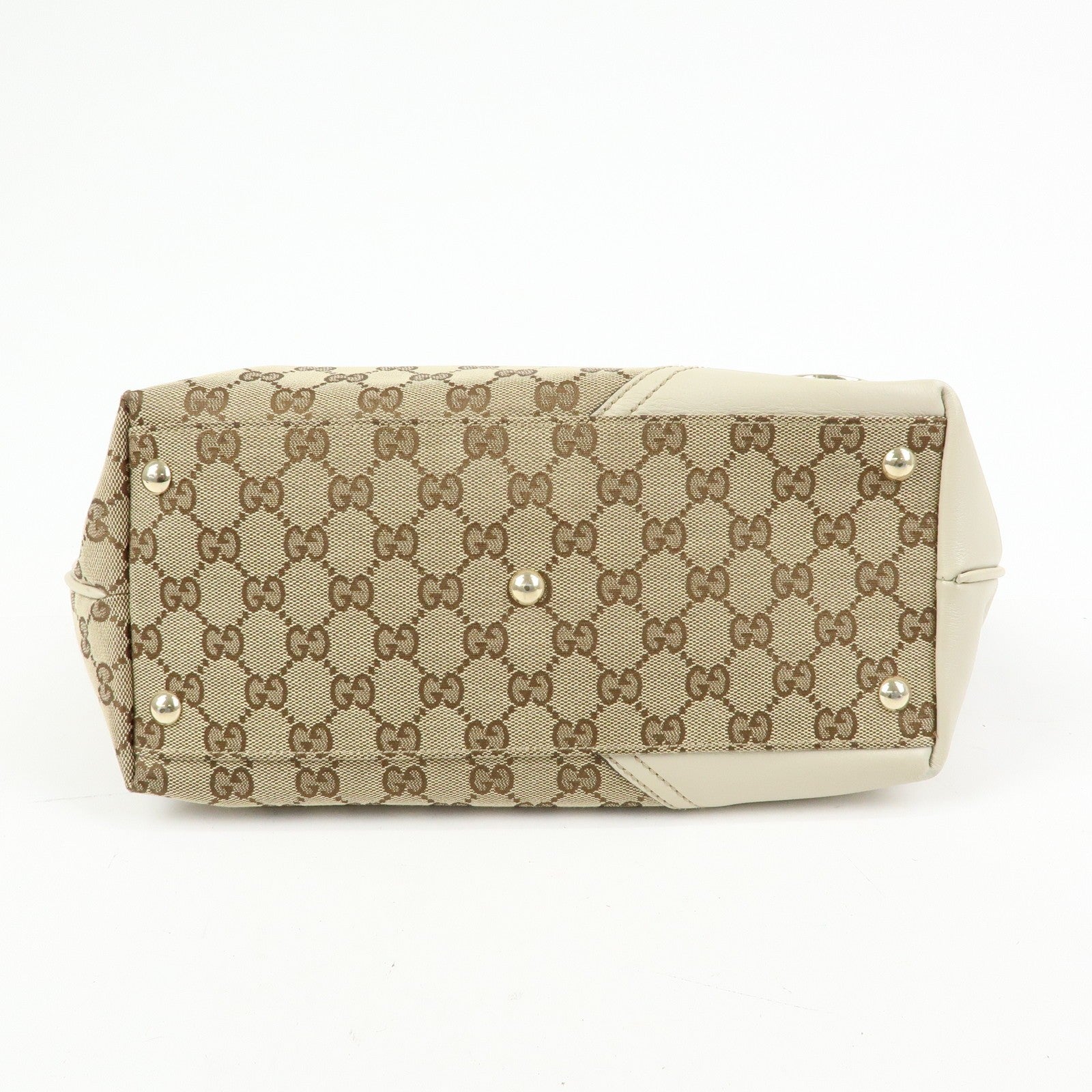 Gucci Interlocking G Tote Bag - Beige, Canvas and Leather