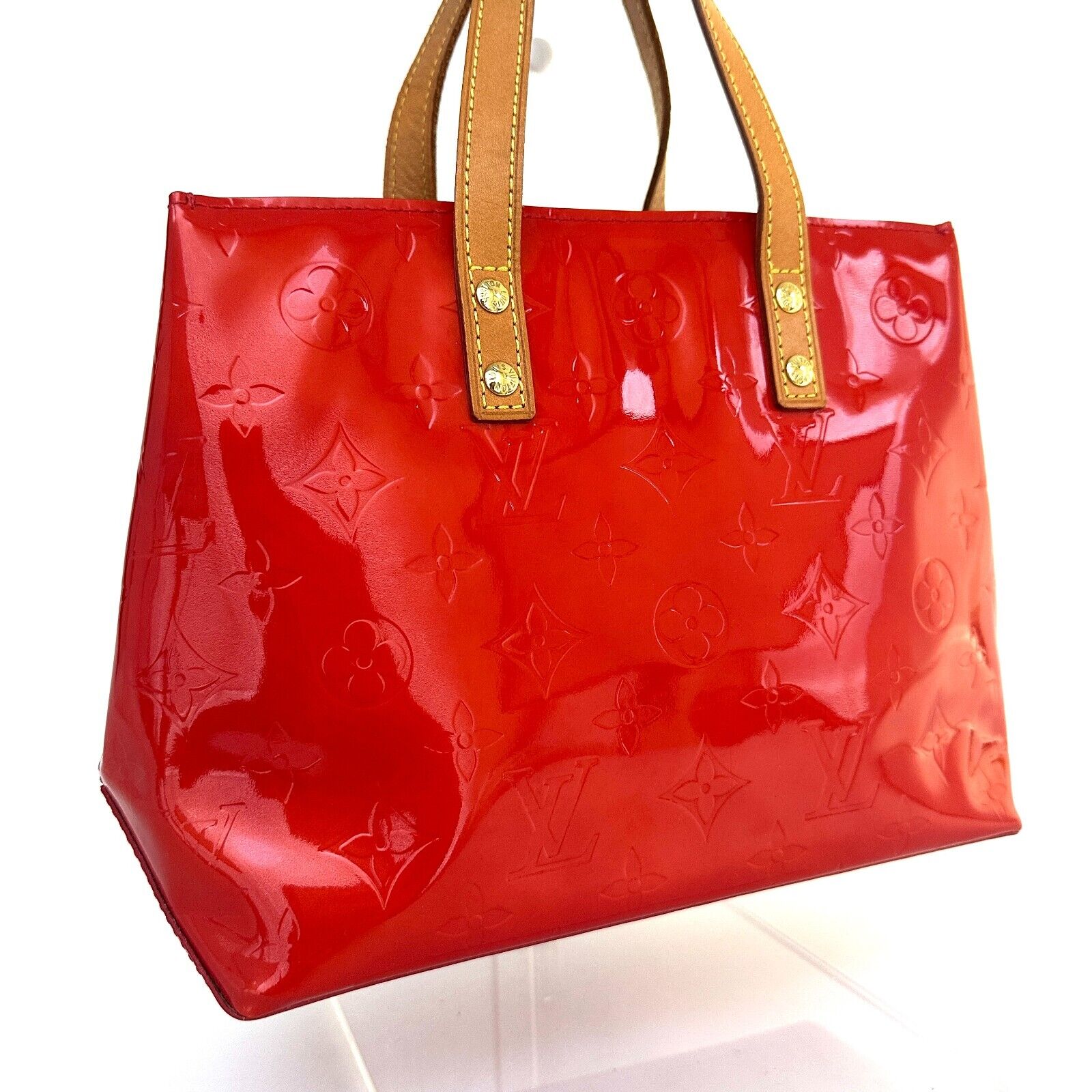 Louis Vuitton Monogram Hand Bag - Red Vernis