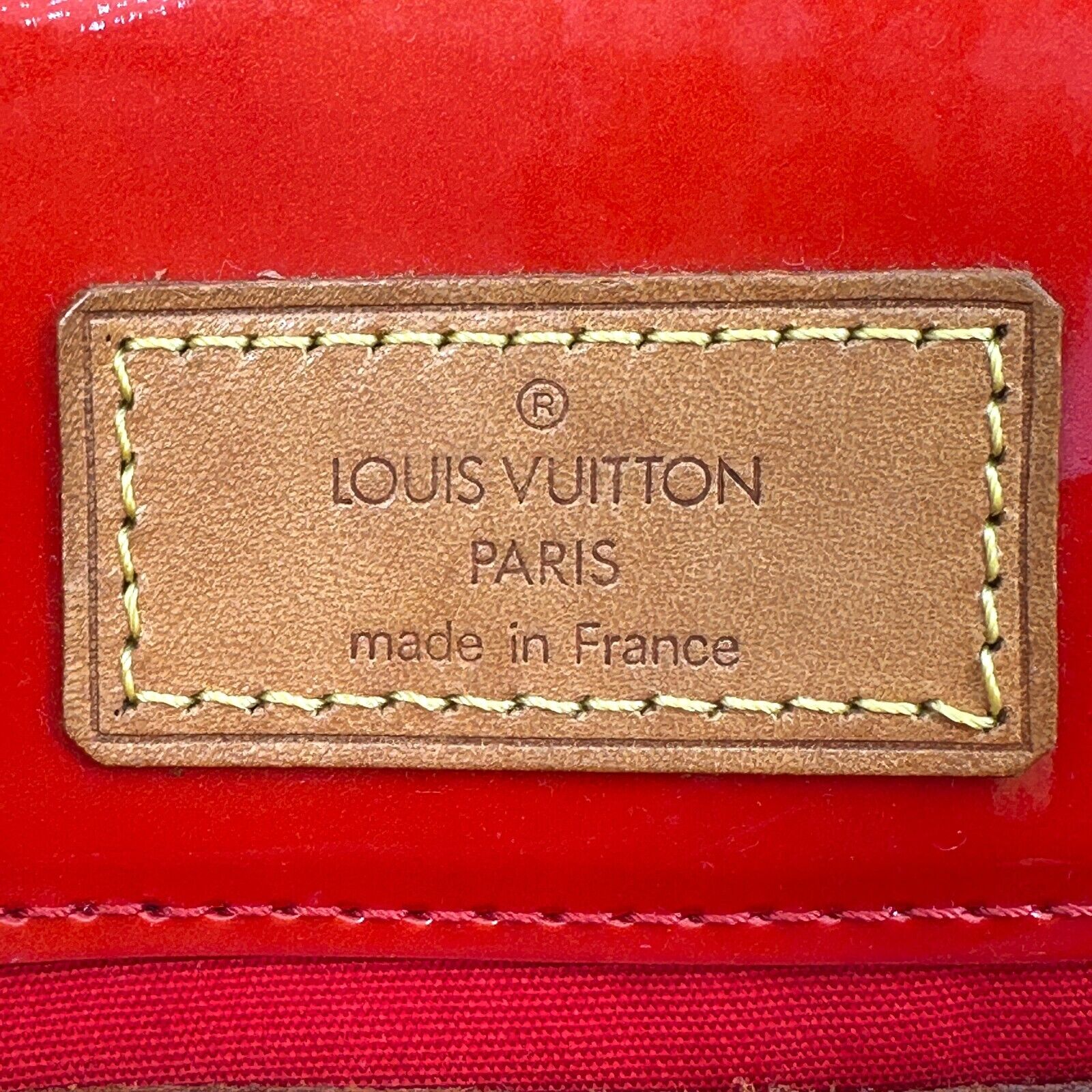 Louis Vuitton Monogram Hand Bag - Red Vernis