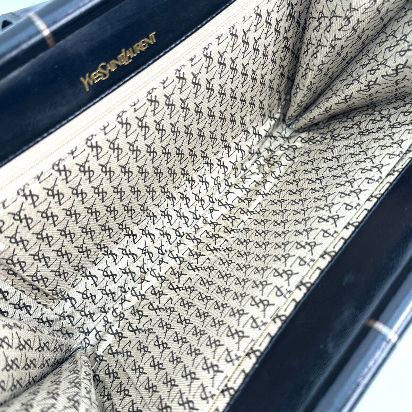 Yves Saint Laurent Black Clutch Bag