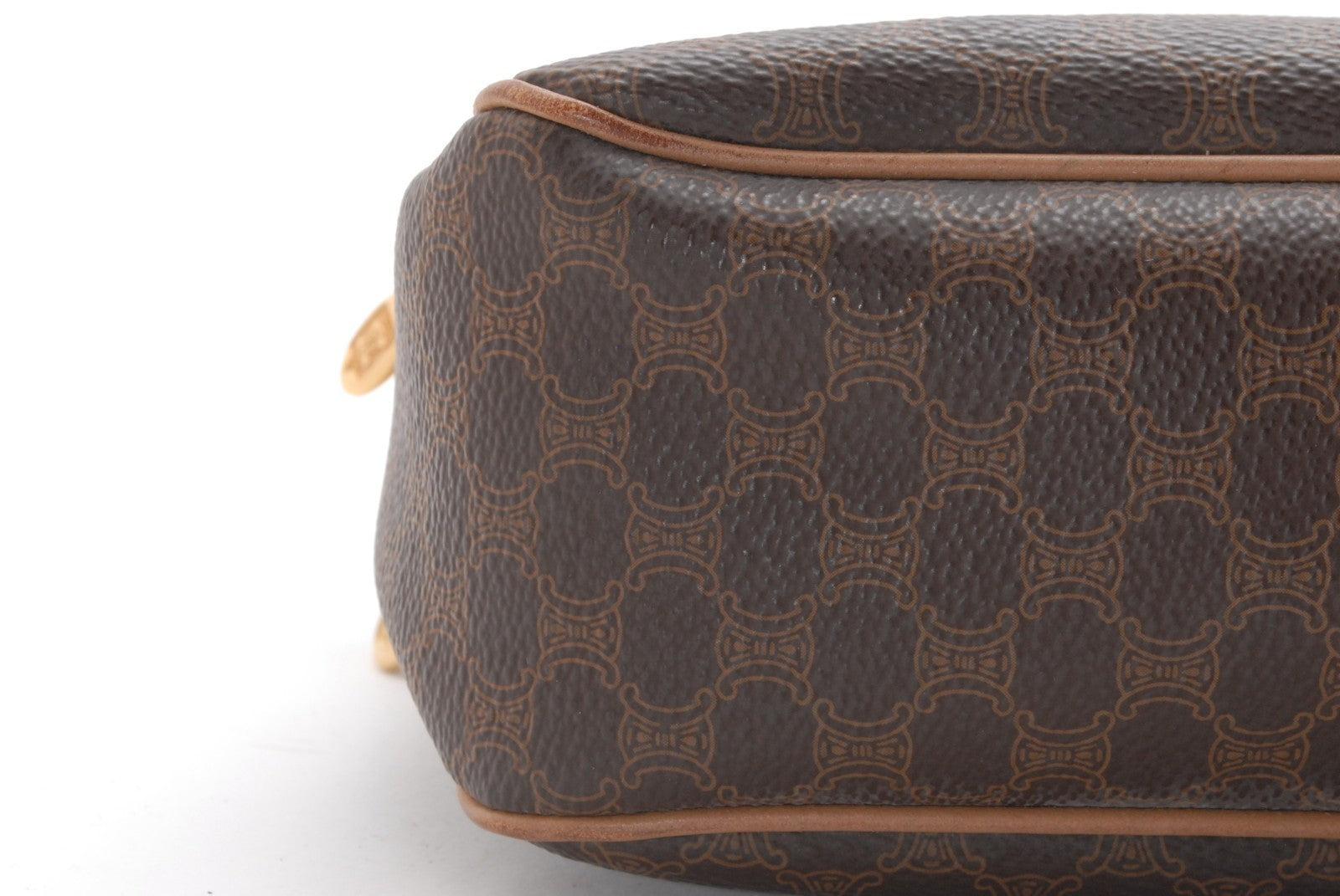 Celine Macadam Shoulder Bag - Brown, Leather PVC