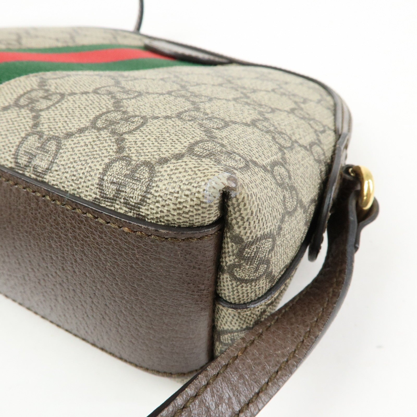 Gucci Shoulder Bag - Beige, GG Supreme Leather